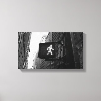 Zwart Wit Manhattan New York Wandelbord Canvas Afdruk
