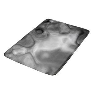 Zwart-wit marmer abstract badmat