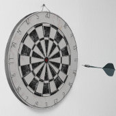 Zwart-wit Marmer Classic Elegant Dartbord