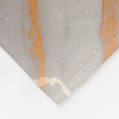 Zwart & Wit Marmer Fleece Deken (Hoek)