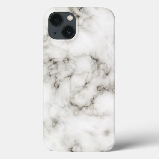 zwart-wit marmeren afwerking Case-Mate iPhone case (Achterkant)