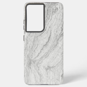 Zwart-wit marmeren naadloze textuur samsung galaxy hoesje