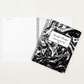 Zwart & Wit Marmeren Stijl Custom Planner (Display)