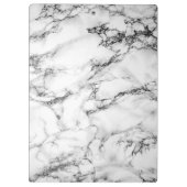Zwart-wit marmerklembord klembord (Achterkant)
