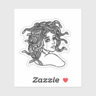 Zwart&Wit Medusa Sticker