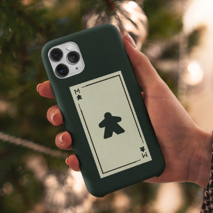 Zwart-wit Meeple Ace Spelen Kaart iPhone 13 Hoesje