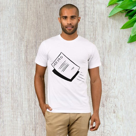 Zwart-wit Memo Mannen T-shirt