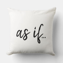 Zwart & Wit met de Hand Geschreven Alsof Grappig
