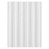 Zwart-wit met verwisselbare achtergrondkleur tafelkleed (Voorkant)