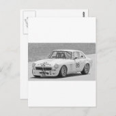 Zwart-wit MG Briefkaart (Voorkant / Achterkant)