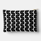 Zwart-wit Mid Century Modern Abstract patroon Etui (Achterkant)