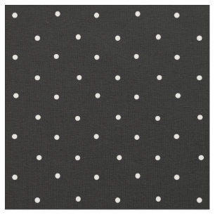 Zwart-wit Mini Polka Dot Pattern Stof
