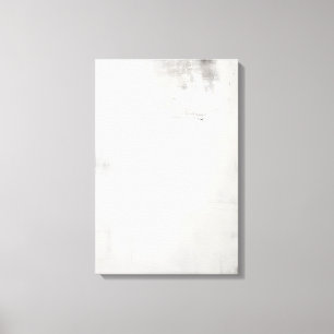 Zwart-wit minimalistische kunst Gefluisterde ele Canvas Afdruk