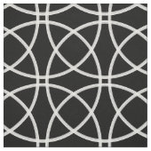 Zwart-wit minimalistische ringen stof (Swatch)