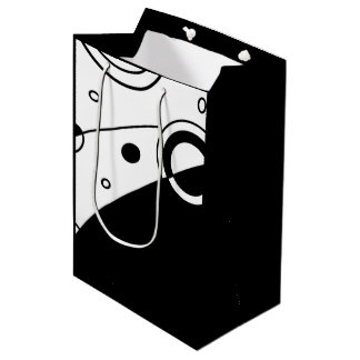 Zwart-wit, modern Abstract Medium Cadeauzakje