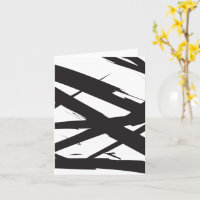 Zwart & Wit Modern Abstracte Kunst Lijn Decoratie