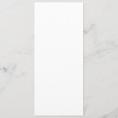 Zwart wit modern deco-weddenschap menu (Achterkant)