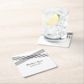 Zwart wit modern decodepapier Onderzetters (Insitu)