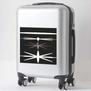 ZWART-WIT MODERN DESIGN STICKER
