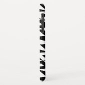 Zwart-wit modern lozenpatroon Case-Mate iPhone case (Achterkant/links)