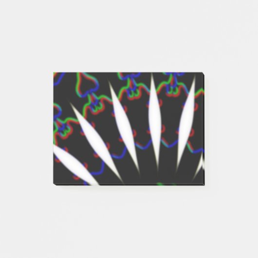 zwart-wit-MODERN Post-it® Notes (Voorkant)