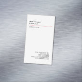 Zwart-wit Modern Professional Exclusief Magnetisch Visitekaartje (Voorbeeld)