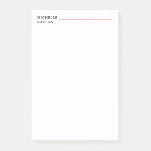 Zwart-wit Modern Professional Exclusief Post-it® Notes