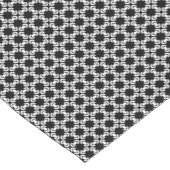 Zwart-wit modern stadspatroon korte tafelloper (Hoek)
