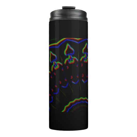 zwart-wit-MODERN Thermosbeker (Voorkant)