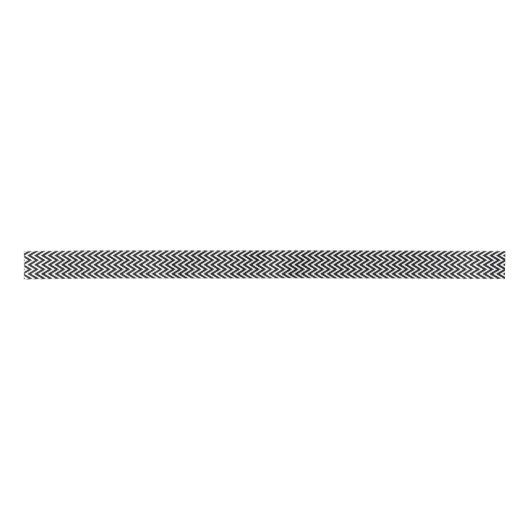 Zwart-wit Moderne Chevron Strepen Lint (Voorkant)