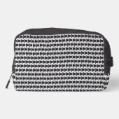 Zwart-wit moderne print Dopp Kit Toilettasje (Achterkant)