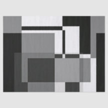 Zwart-Wit Mondriaan stijl Abstract Geometrisch