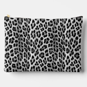 Zwart-wit monochroom, luipaard patroon etui