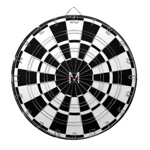 Zwart & Wit Monogrammeermerk Dartbord
