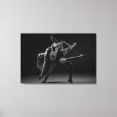 Zwart-wit Mooi Ballet Paar Wall Art Canvas Afdruk (Voorkant)