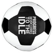 Zwart-wit Motivatie Gezegde Inspirerend Voetbal (Gedraaid)