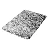 Zwart-wit Mozaïek Abstract Design 100 Badmat (Gekanteld)
