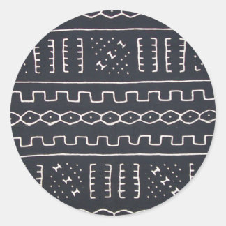 Zwart & Wit Mudcloth Sticker