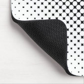 Zwart/Wit Muismat (Hoek)