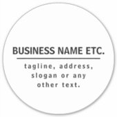 Zwart-wit multifunctioneel sticker (Voorkant)