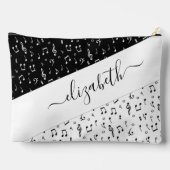 Zwart-wit muzikaal gepersonaliseerd etui (Achterkant)