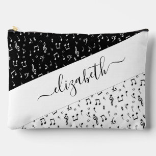Zwart-wit muzikale gepersonaliseerde etui