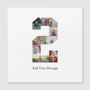 Zwart-wit Nummer 2 Fotocollage