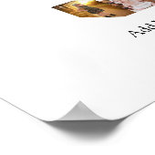 Zwart-wit nummer 3 foto collage poster (Hoek)