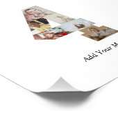 Zwart-wit nummer 4 fotocollage foto afdruk (Hoek)