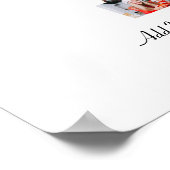 Zwart-wit nummer 7 fotocollage poster (Hoek)