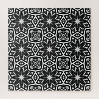 Zwart-wit octagoon legpuzzel