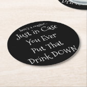 Zwart-wit Onderzetter (Gebogen)