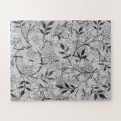 Zwart-wit Onmogelijke Bloemenwijnstokken Legpuzzel (Horizontaal)