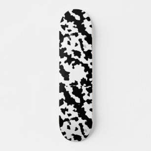 Zwart Wit Onregelmatig Abstract Patroon Skateboard